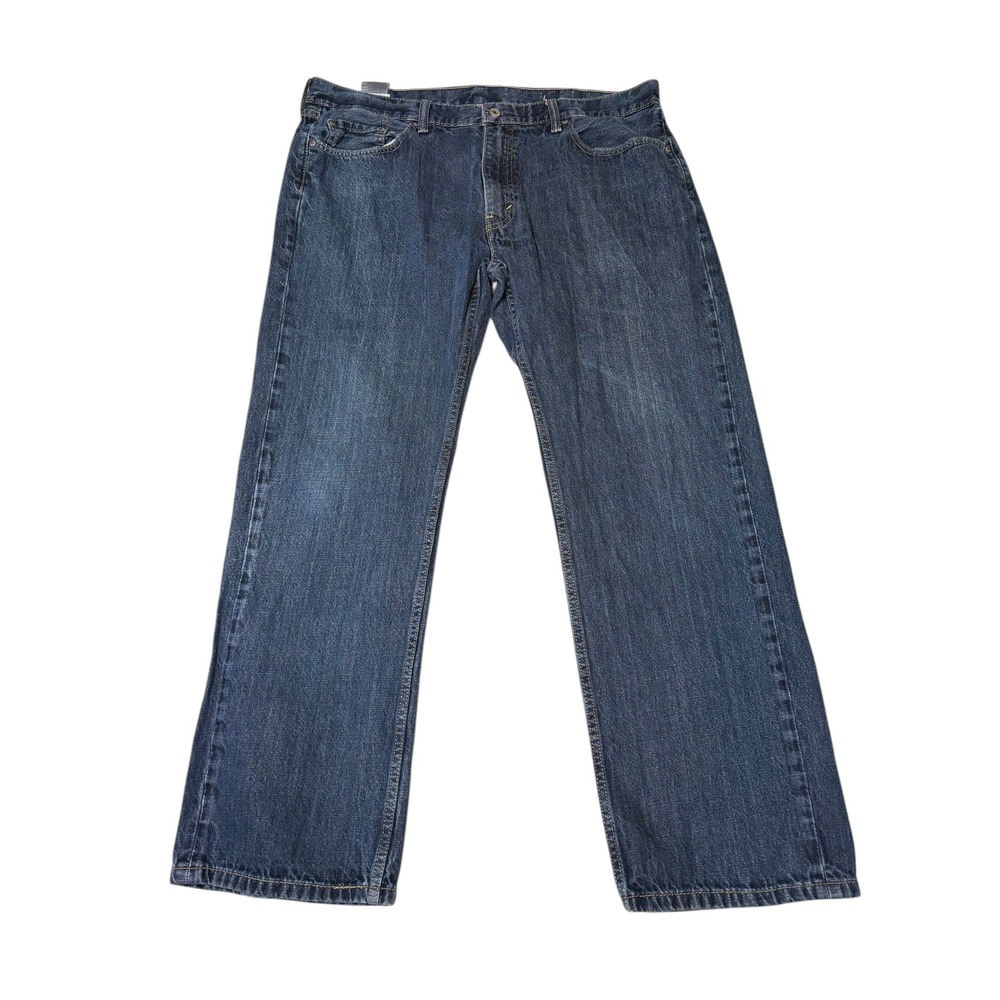 Levi Strauss 505 Mens Jeans Dark Wash Straight Fit Size 40x32